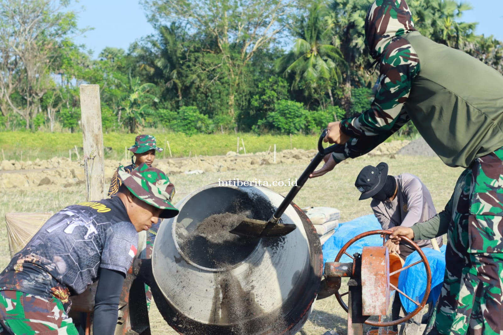 Fungsi kan molen, Tim Satgas TMMD Reguler ke-117 di Takalar Bekerja Keras
