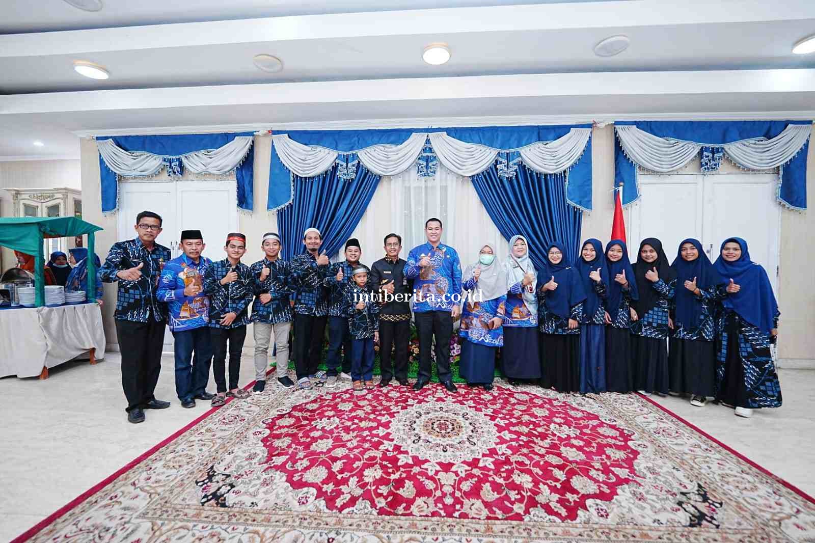 Kafilah Pangkep 5 Besar MTQ Sulsel di Bone, Bupati Beri Bonus