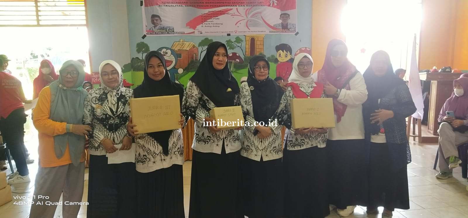 PGRI Cabang Pangkep Ikut Semarakkan HUT Proklamasi Kemerdekaan