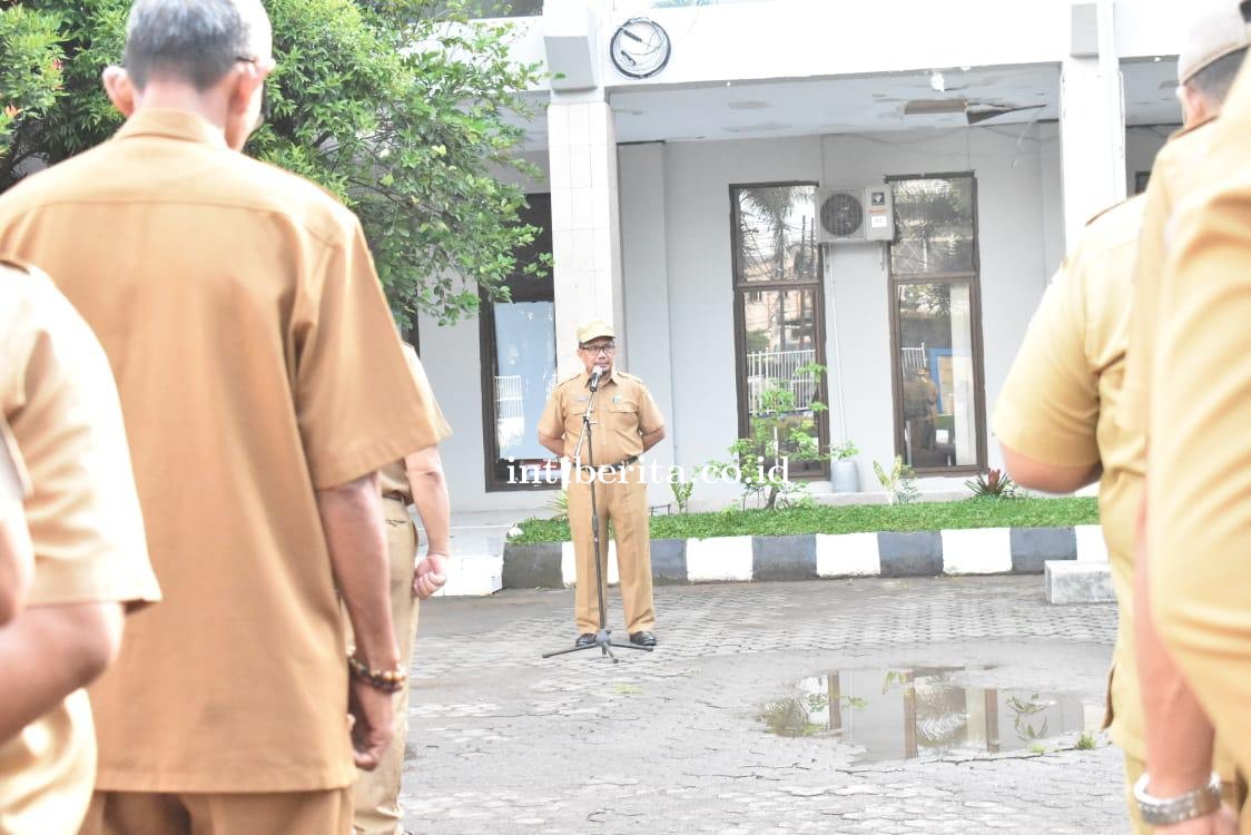Pelaksanaan Apel Pagi Dinas Pendidikan Kota Makassar, Sekdis Sebut 3 Hal