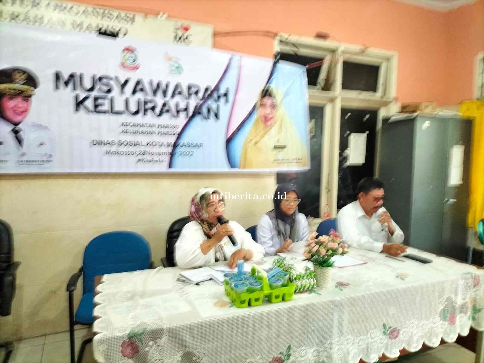 Dinsos Kota Makassar Adakan Musyawarah di Kelurahan Mariso Terkait DTKS