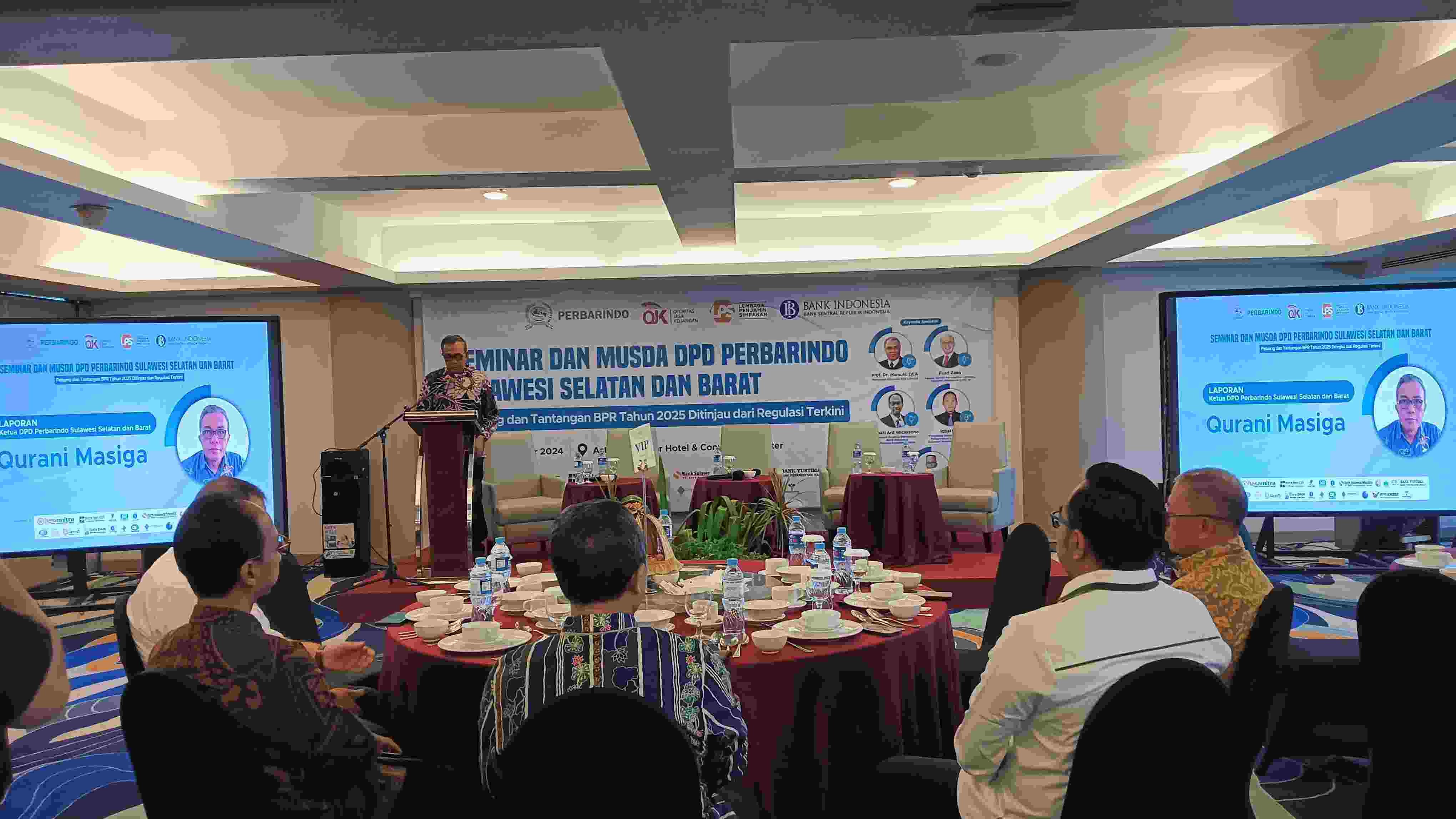 Gelar Seminar dan  Musda, DPD Perbarindo Sulselbar Kembali Ir Qurani Masiga Jadi Ketua  2024-2028